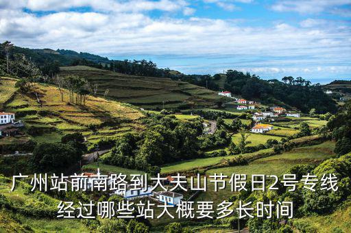 廣州站前南路到大夫山節假日2號專線經過哪些站大概要多長時間