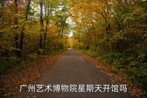 廣州藝術博物院星期天開館嗎