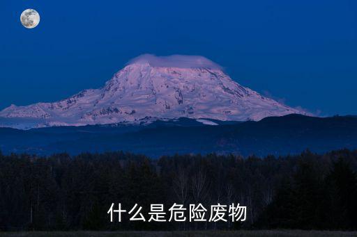 什么是危險廢物