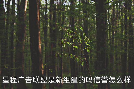 星程廣告聯盟是新組建的嗎信譽怎么樣