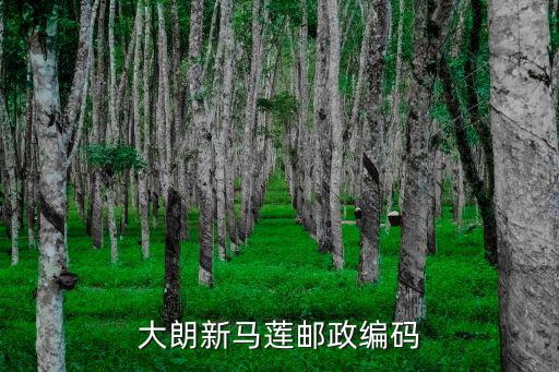 大朗新馬蓮郵政編碼