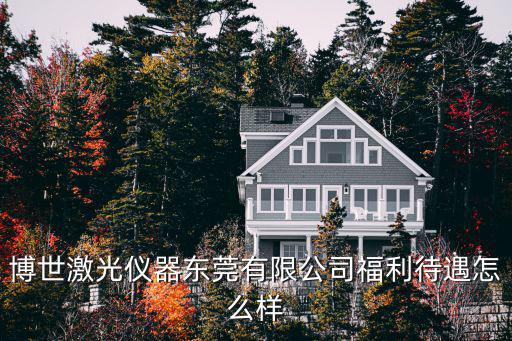 博世激光儀器東莞有限公司福利待遇怎么樣