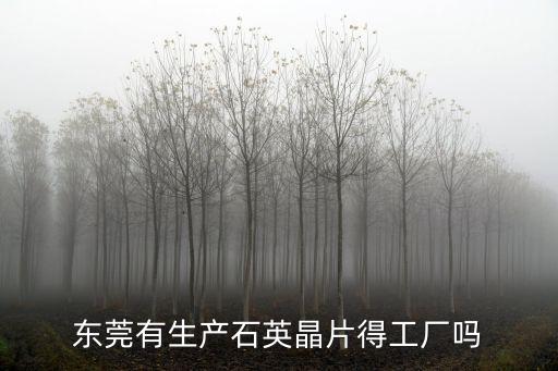 東莞有生產石英晶片得工廠嗎