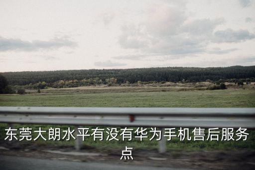 東莞大朗水平有沒有華為手機售后服務點