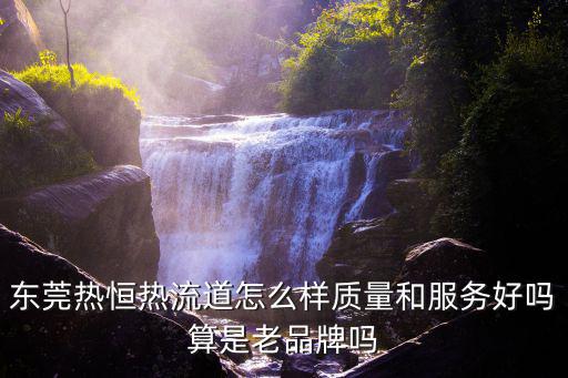 東莞熱恒熱流道怎么樣質(zhì)量和服務(wù)好嗎算是老品牌嗎