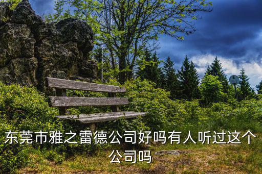 東莞市雅之雷德公司好嗎有人聽過這個公司嗎