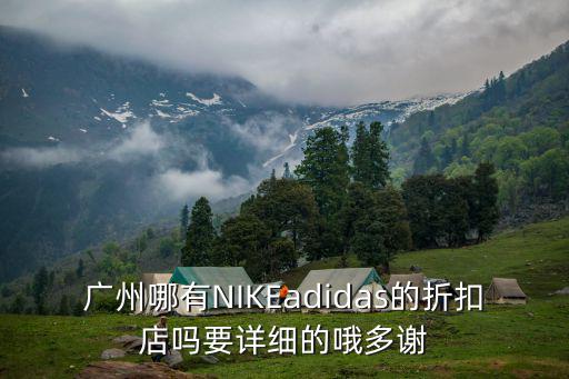 廣州哪有NIKEadidas的折扣店嗎要詳細的哦多謝
