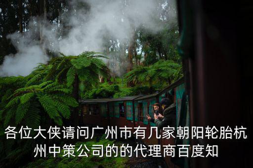 各位大俠請問廣州市有幾家朝陽輪胎杭州中策公司的的代理商百度知