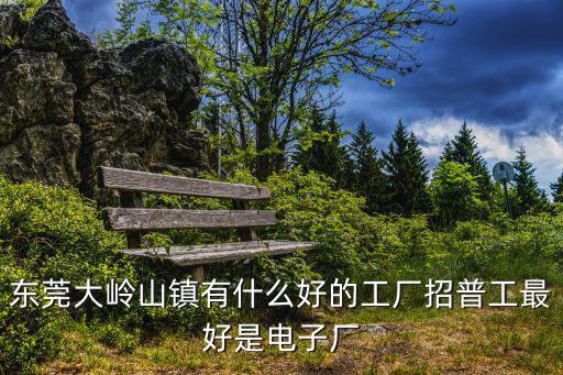 東莞大嶺山鎮(zhèn)有什么好的工廠招普工最好是電子廠