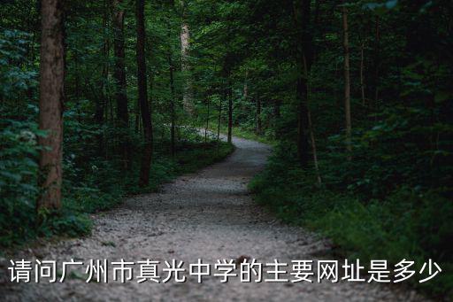 請問廣州市真光中學的主要網址是多少