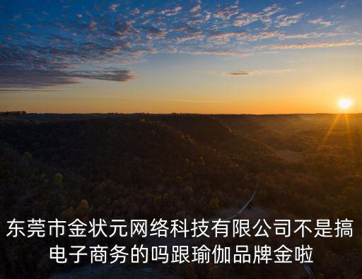 東莞市金狀元網(wǎng)絡(luò)科技有限公司不是搞電子商務(wù)的嗎跟瑜伽品牌金啦