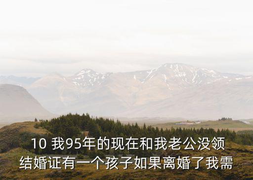  10 我95年的現(xiàn)在和我老公沒領(lǐng)結(jié)婚證有一個孩子如果離婚了我需