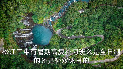 松江二中有暑期高復補習班么是全日制的還是補雙休日的