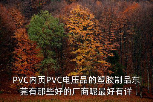 東莞富泰塑膠制品，PVC內頁PVC電壓品的塑膠制品東莞有那些好的廠商呢最好有詳