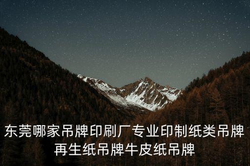東莞市正道印刷有限公司，東莞哪家吊牌印刷廠專業印制紙類吊牌再生紙吊牌牛皮紙吊牌