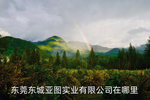 東莞東城亞圖實業有限公司在哪里