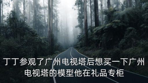 丁丁參觀了廣州電視塔后想買一下廣州電視塔的模型他在禮品專柜