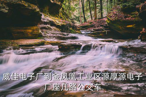 威佳電子廠到金鳳凰工業區源厚源電子廠座幾路公交車