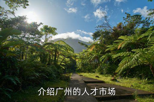 介紹廣州的人才市場