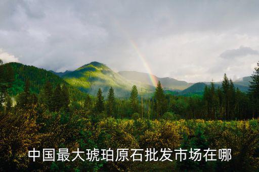 中國最大琥珀原石批發市場在哪