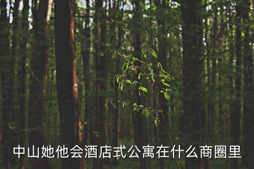 中山她他會(huì)酒店式公寓在什么商圈里