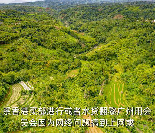 系香港買部港行或者水貨翻黎廣州用會吳會因為網絡問題搞到上網或