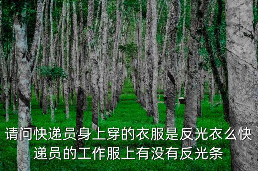 深圳反光條工作服，請問快遞員身上穿的衣服是反光衣么快遞員的工作服上有沒有反光條