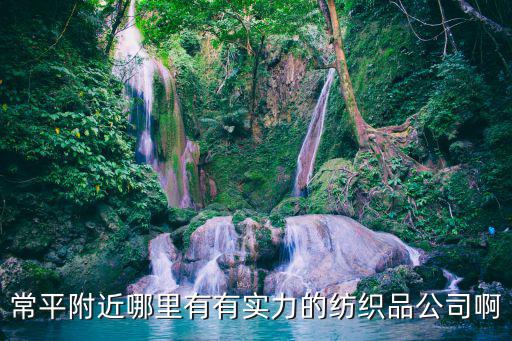 常平附近哪里有有實力的紡織品公司啊