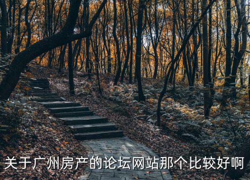 關于廣州房產的論壇網站那個比較好啊