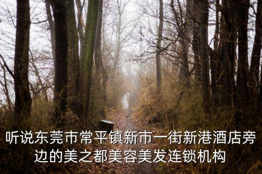 聽說東莞市常平鎮(zhèn)新市一街新港酒店旁邊的美之都美容美發(fā)連鎖機構(gòu)