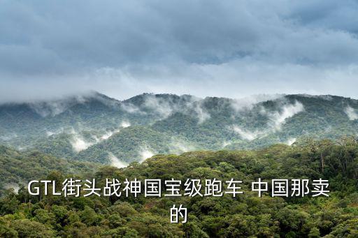 廣州街頭跑車男，GTL街頭戰(zhàn)神國寶級跑車 中國那賣的