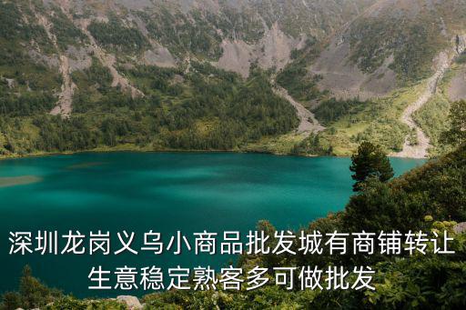 深圳二手商鋪買賣，深圳商鋪轉(zhuǎn)讓哪里有呀