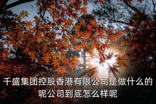 廣州市千盛食品有限公司，番禺區東涌鎮勵業路17號是什么公司