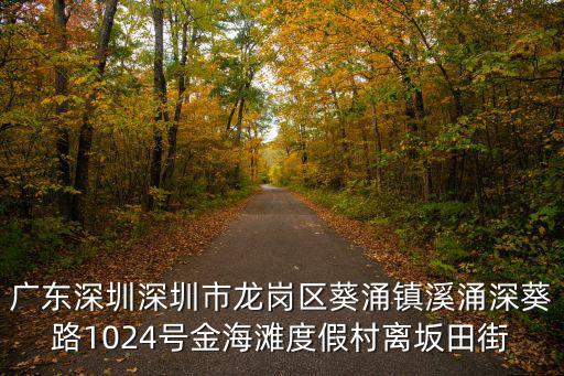廣東深圳深圳市龍崗區葵涌鎮溪涌深葵路1024號金海灘度假村離坂田街