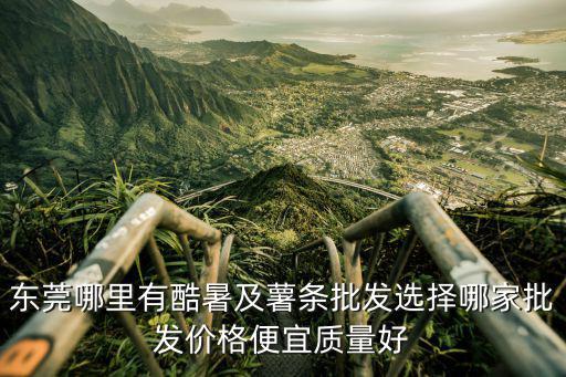 東莞哪里有酷暑及薯?xiàng)l批發(fā)選擇哪家批發(fā)價(jià)格便宜質(zhì)量好