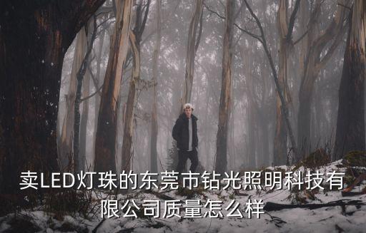 賣LED燈珠的東莞市鉆光照明科技有限公司質(zhì)量怎么樣