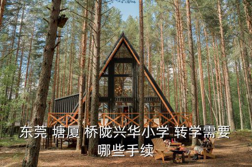 東莞 塘廈 橋隴興華小學 轉學需要哪些手續