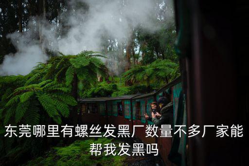 東莞哪里有螺絲發黑廠數量不多廠家能幫我發黑嗎