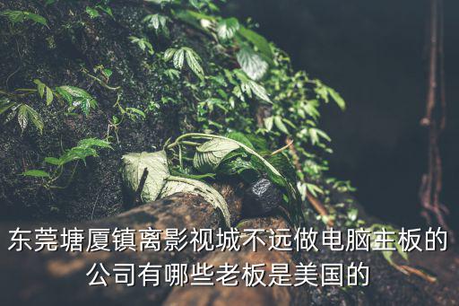 東莞塘廈鎮(zhèn)離影視城不遠(yuǎn)做電腦主板的公司有哪些老板是美國的