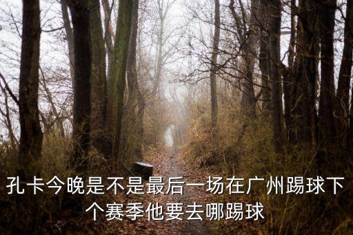 孔卡今晚是不是最后一場(chǎng)在廣州踢球下個(gè)賽季他要去哪踢球