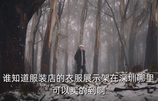 誰知道服裝店的衣服展示架在深圳哪里可以買的到啊