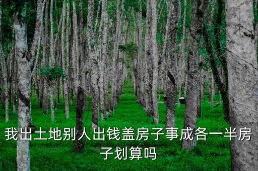 我出土地別人出錢蓋房子事成各一半房子劃算嗎