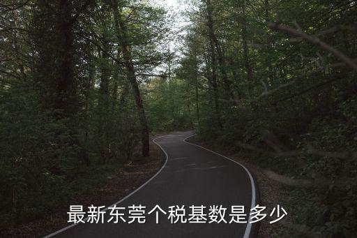 最新東莞?jìng)€(gè)稅基數(shù)是多少
