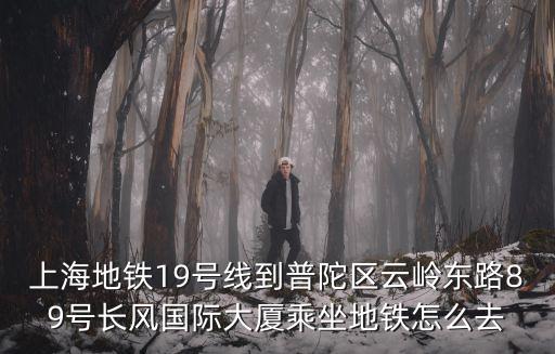 上海地鐵19號(hào)線到普陀區(qū)云嶺東路89號(hào)長(zhǎng)風(fēng)國(guó)際大廈乘坐地鐵怎么去