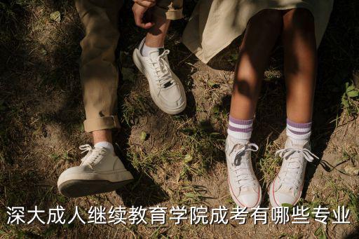 深大成人繼續教育學院成考有哪些專業