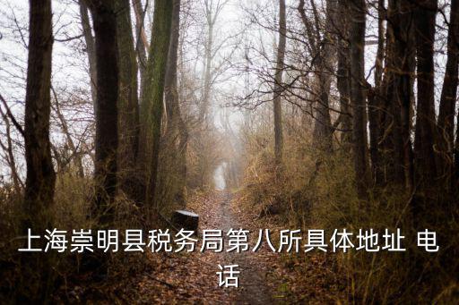 上海市崇明縣稅務局八所，上海崇明勞動能力鑒定是在翠竹路1501號嗎