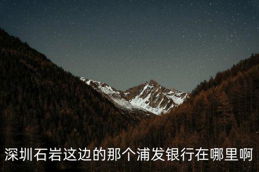 深圳石巖鎮(zhèn)pos，深圳石巖證券所地址