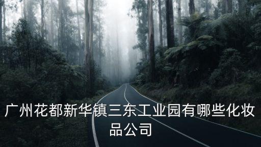 廣州花都新華鎮三東工業園有哪些化妝品公司