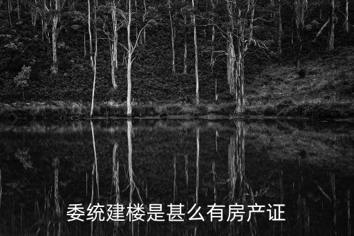 委統建樓是甚么有房產證
