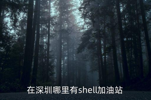 在深圳哪里有shell加油站